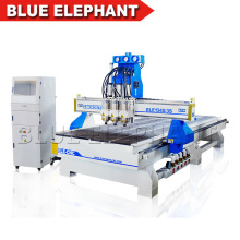 Ele 1340 Multi Spindle CNC 3D Wood Carving Machine, Multi Use CNC Router Woodworking machine